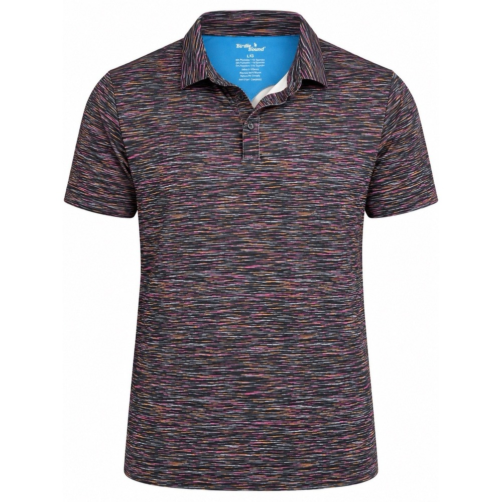 Birdie Bound Men's Golf Polo Short Sleeve Large New With Tags